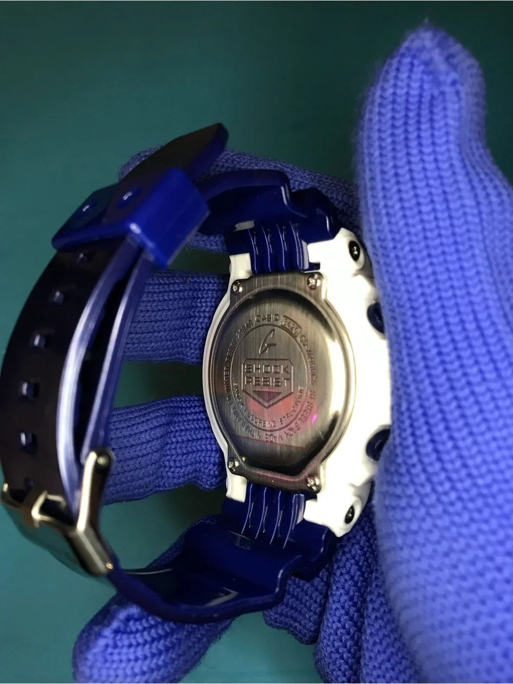 Custom G Shock Red White and Blue Colorway